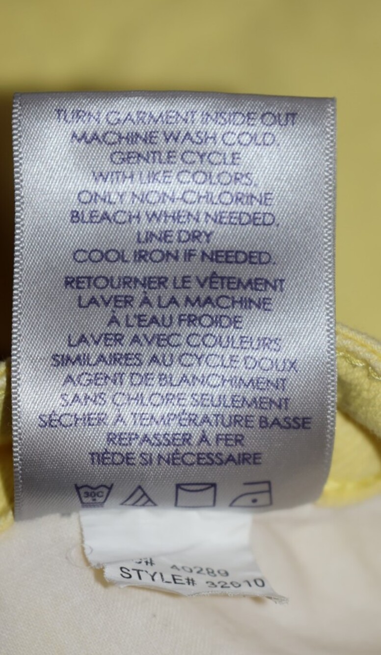 NYDJ (Not Your Daughter's Jeans) Pastel Yellow Alisha Fitted Ankle Jeans. - Picture 14 of 14